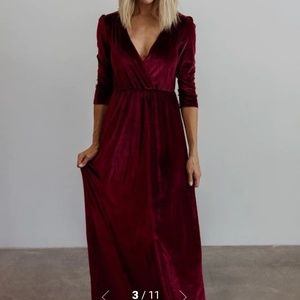 Baltic Born Sofia Velvet Maxi dress